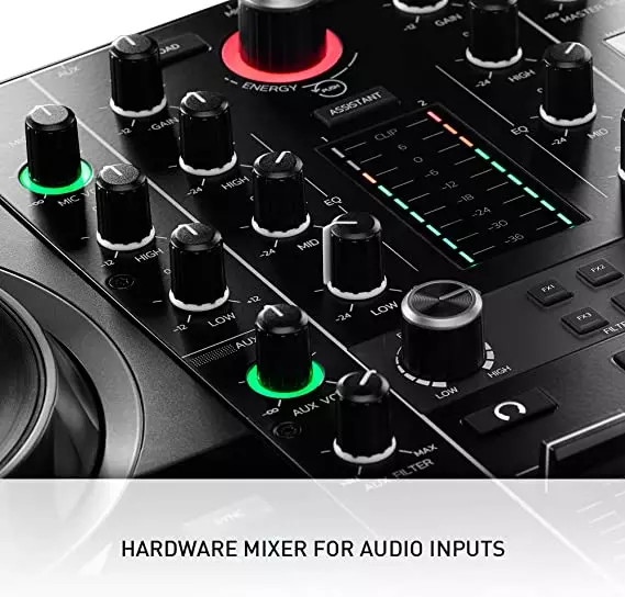 hardware mixer for audio inputs hercules djcontrol inpulse 500